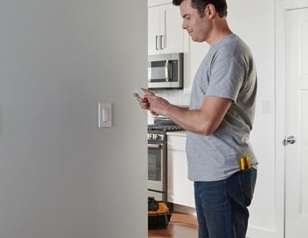 The Diva smart dimmer works with the home's existing wiring and doesn't require a neutral wire.